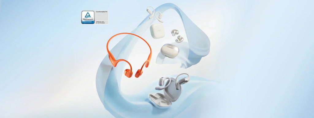 Les écouteurs à oreilles libres de Shokz sont les premiers de leur catégorie à recevoir la certification « Comfort Fit » de TÜV Rheinland.