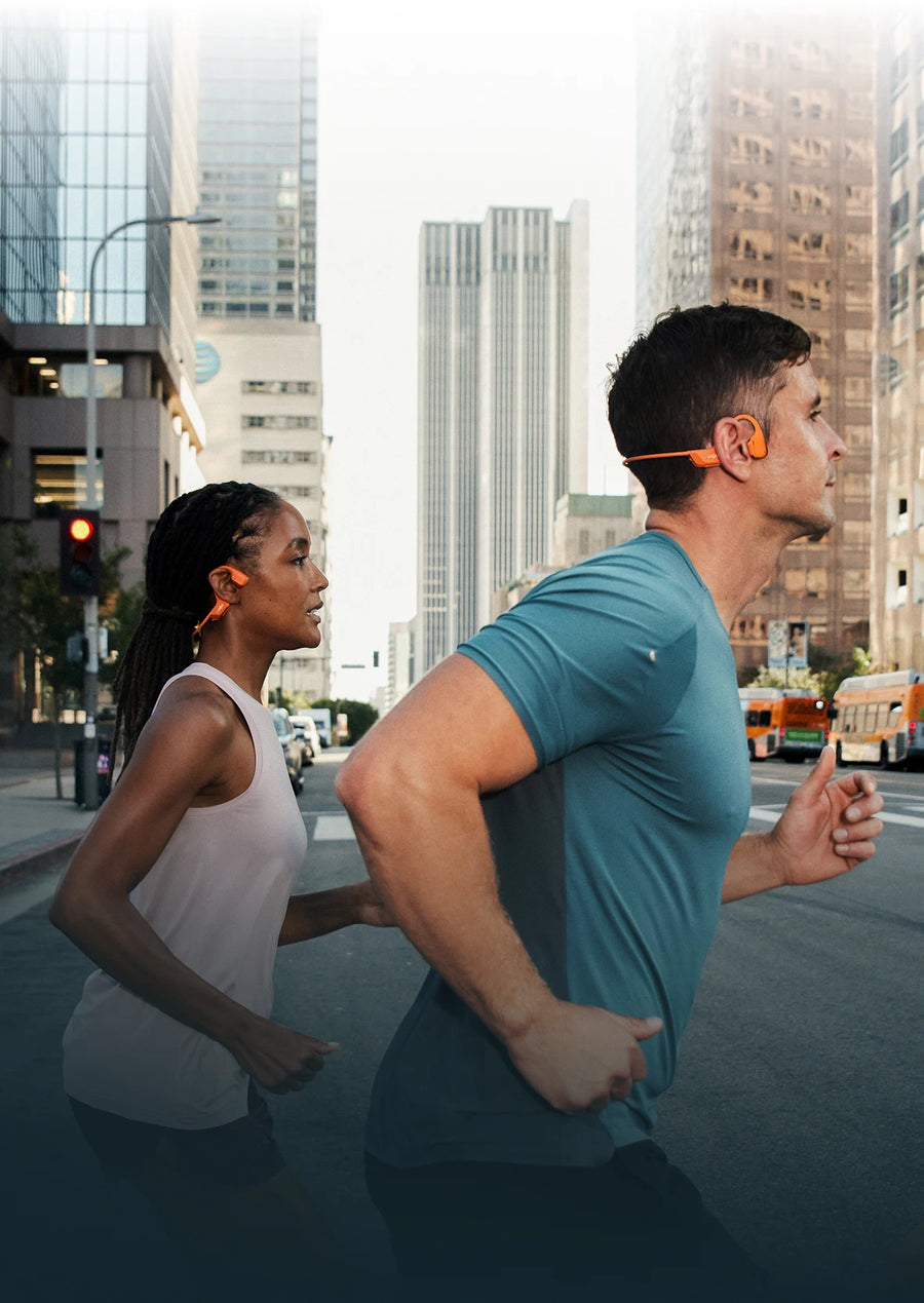 Écouteurs open-ear pour courir en extérieur
